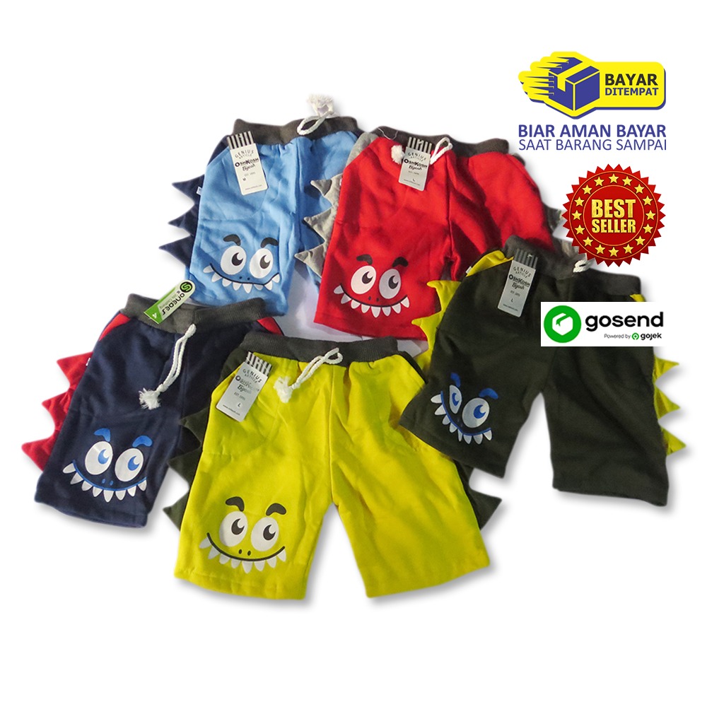 FREE ONGKIR COD CELANA ANAK LAKI LAKI PENDEK litle Dino 0-5 tahun PRODUKANAKBANGSA free ongkir cod celana anak laki laki pendek litle dino 0-5 tahun anakbangsa