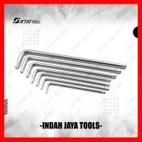 JETJO Kunci L Bintang SATUAN T10 T15 T20 T25 T27 T30 T40 mm Panjang - Torx Key Long