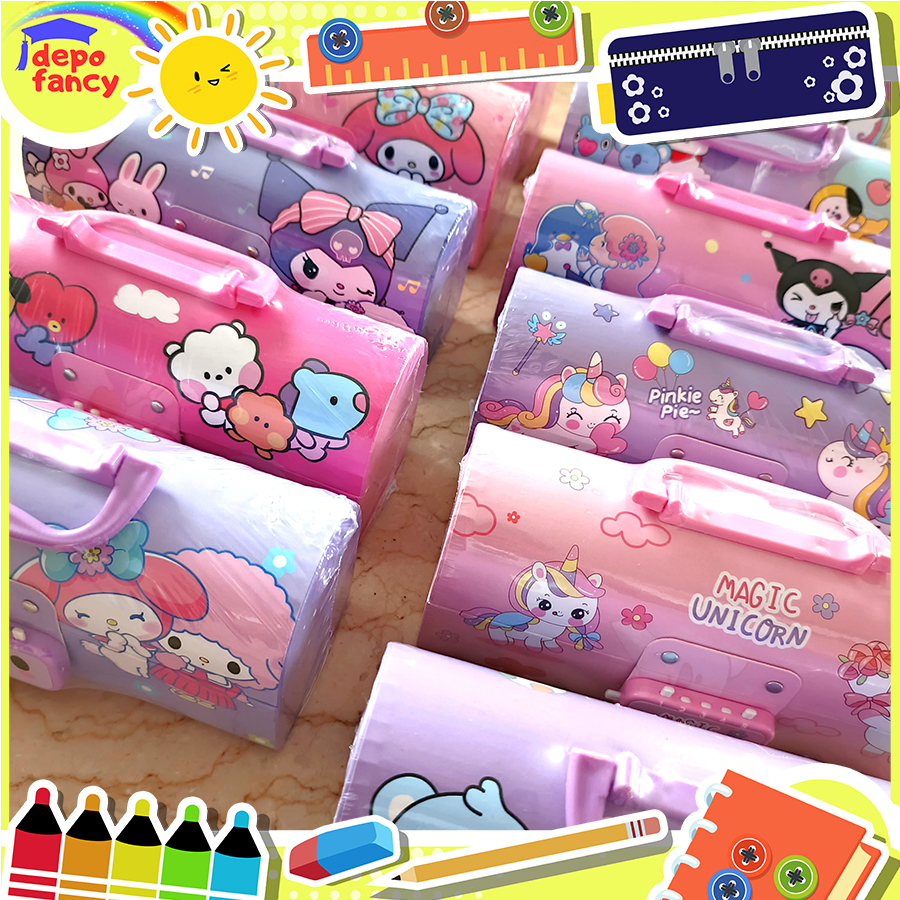 Kotak Pensil Karton + KODE D3051 / Tempat Pensil / Pencil Case / Boks Pensil / Box Pen / Tempat Pensil