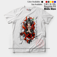 Baju Kaos Atasan Anak Laki Laki Anime Naruto Shipuden - Uchiha Itachi V2