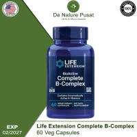 Life Extension BioActive Complete B Complex 60 Vegetarian Capsules SEGEL ORIGINAL USA