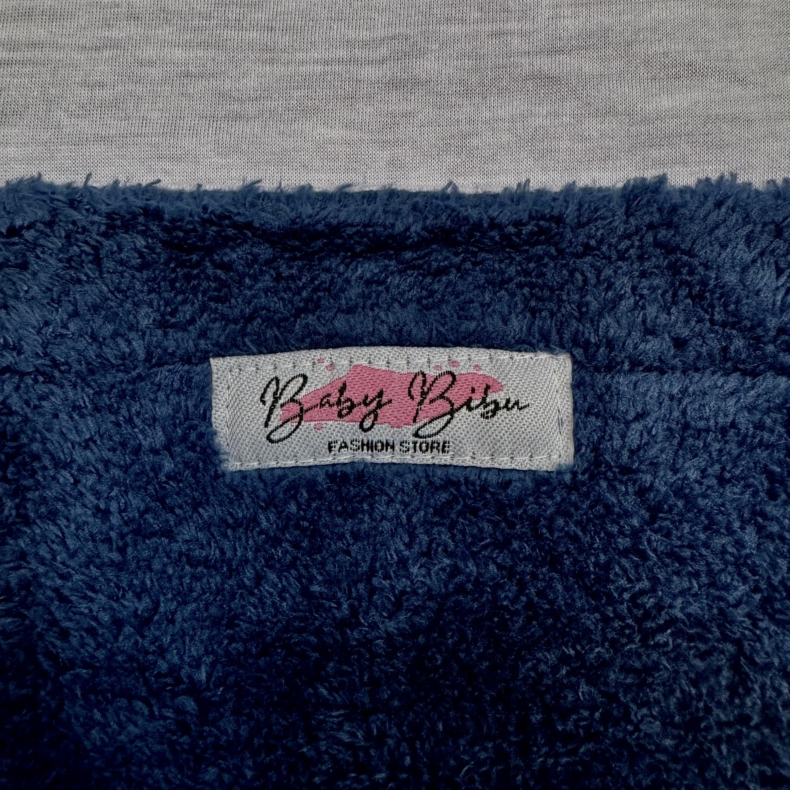 Selimut Bedong Bayi Praktis Lucu 0-6 bulan Bahan Bulu Domba Motif Kelinci