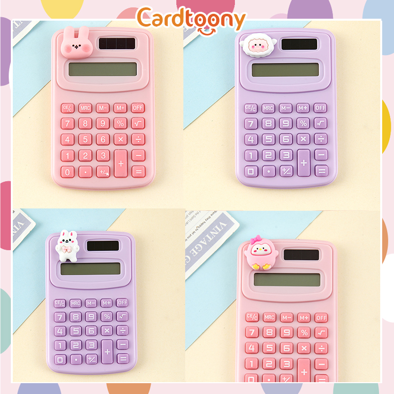 Kalkulator Mini Portable Motif Hewan Animal Lucu Imut Calculator Kecil