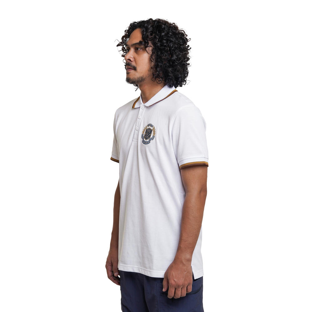 910009177 X-BIALOWIEZA POLO SHIRT SS - WHT