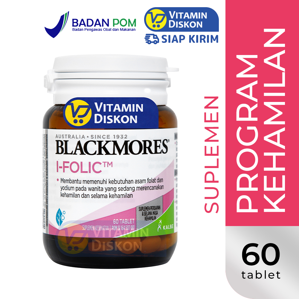 BLACKMORES I-FOLIC BPOM KALBE - 60 TAB
