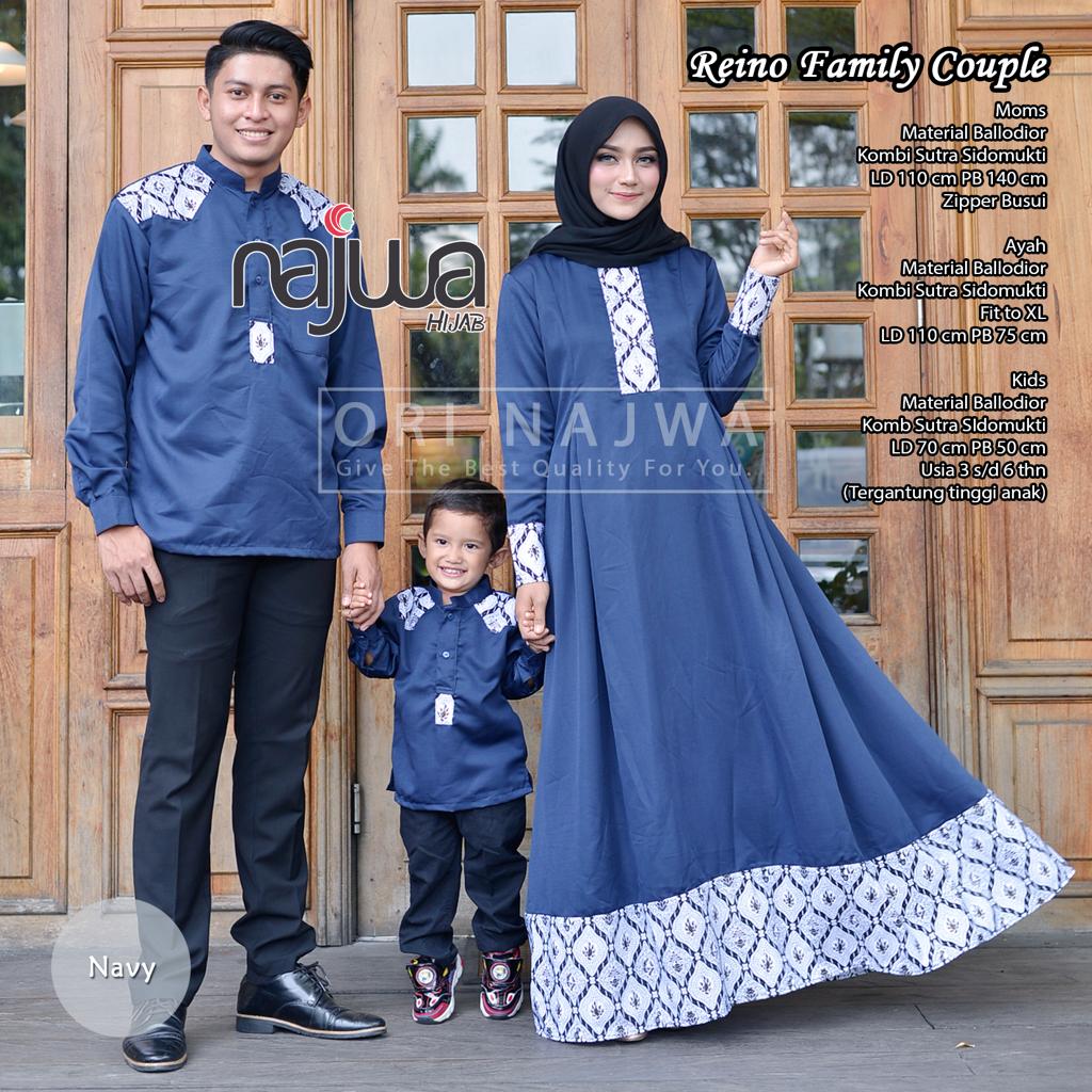 Review Rayya Family Set Baju  Couple  Gamis Koko Ayah Mama 