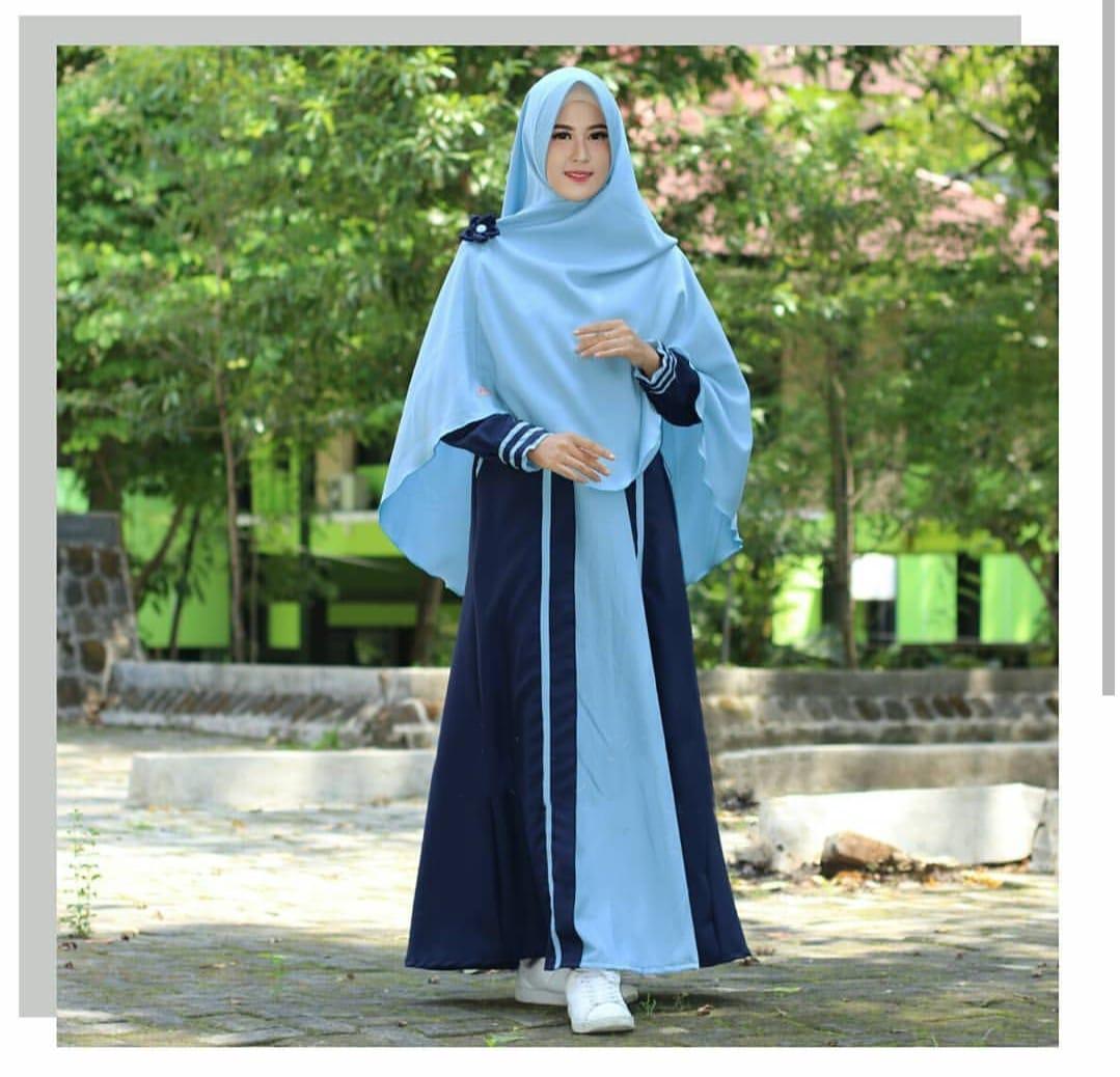 Baju Muslim Modern MARDINA SYARI Bahan MOSSCRAPE Dapat GAMIS + KHIMAR Gamis Syari Set Khimar Terbaru 2021 Gamis Syari Remaja Simple Gamis Syar’i Wanita Jumbo BEST SELLER
