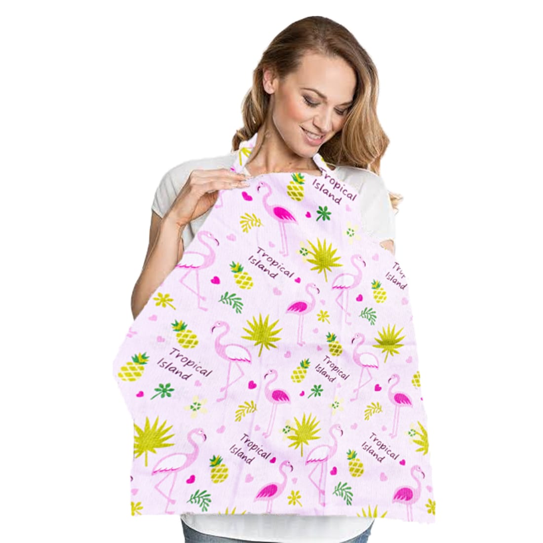 OwlyBaby - Apron Menyusui / Celemek Menyusui / Kain Penutup Menyusui / Nursing Cover / Nursing Apron Motif RANDOM Lucu