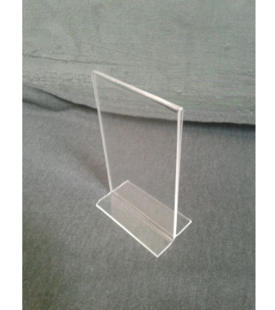 display akrilik nomer meja 12x8 cm