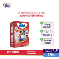 Zee Reguler Jumbo Vanilla Twist Milk 875gr - Susu Tumbuh Tinggi Lebih Cepat