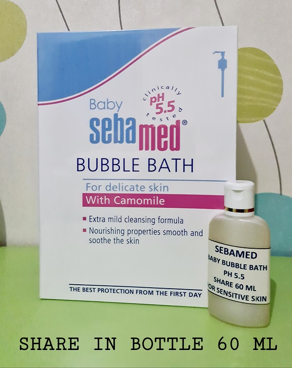 SEBAMED BABY BUBBLE BATH SHARE IN BOTTLE 60ML sebamed baby bubble bath share in bottle 60ml