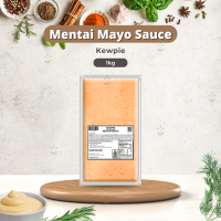 Kewpie Cooking Sauce Mentai Mayo Cheese Mayo Tartar Sauce Roasted Sesame Mayo 1 Kg - Saus Mentai Saus Tar Tar