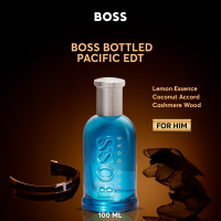 BOSS Bottled Pacific Eau de Toilette for men - Lemon Essence Coconut Accord Cashmere Wood - Aromatic Woody Perfume | by HUGO BOSS Fragrances