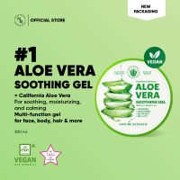 NATURE REPUBLIC Aloe Vera Soothing & Moisture Gel 300ml | Face & Body Gel Multifungsi Melembabkan dan menyejukkan kulit (soothing/calming effect)