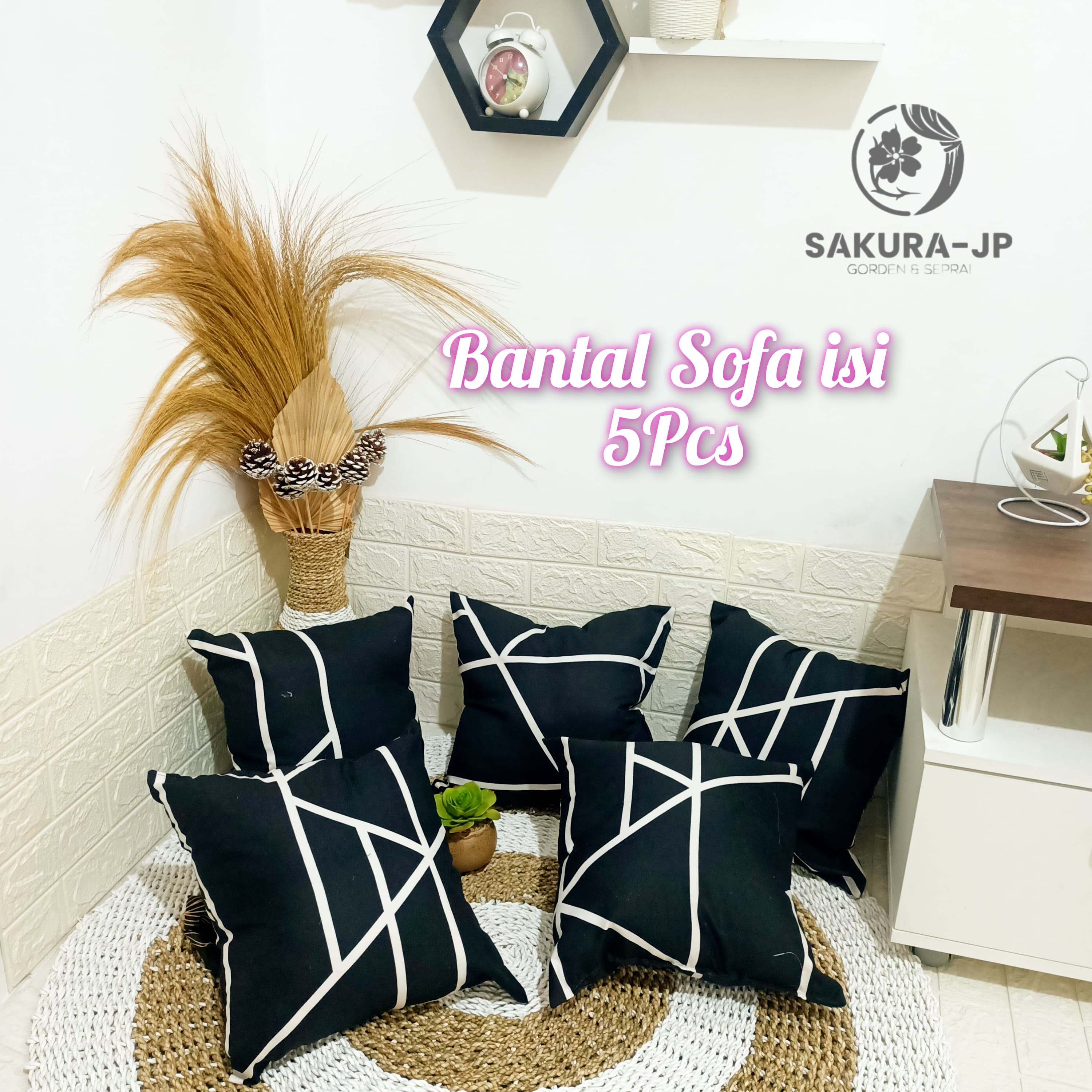 SET BANTAL SOFA 40X40 5 PCS TERMURAH