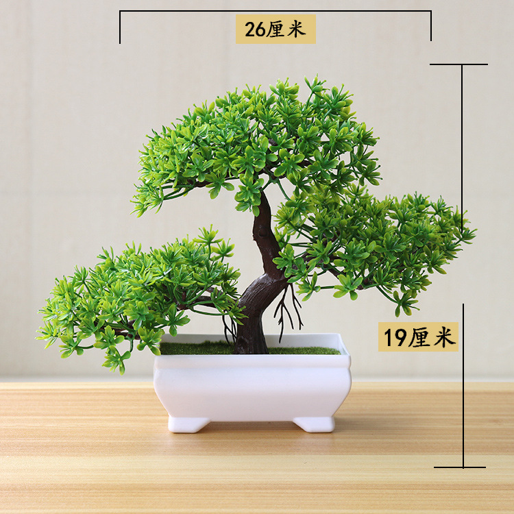 PBP01 Pot Bunga Bonsai Plastik / Tanaman Palsu Dekorasi Rumah Import Murah Jakarta [BISA COD]