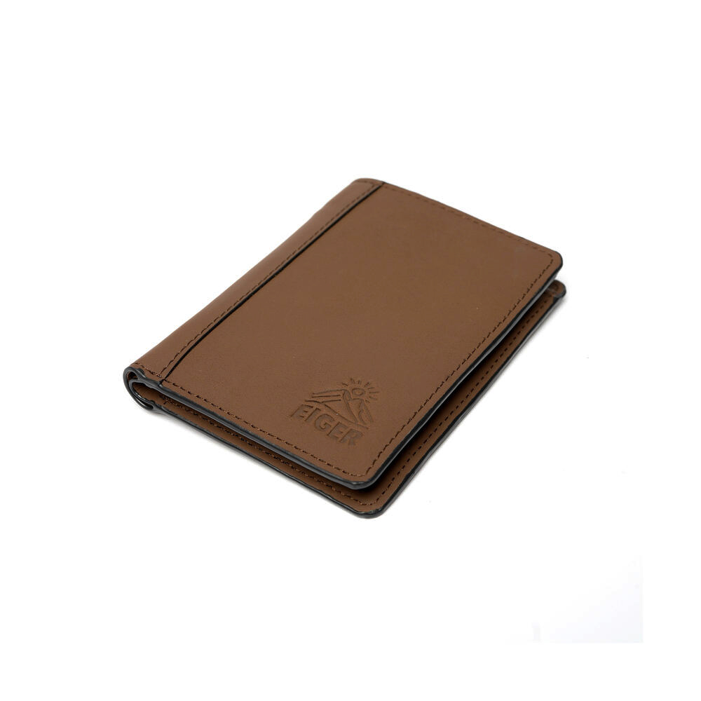 910010055 SCENIC LEATHER WALLET VERTICAL - DBR