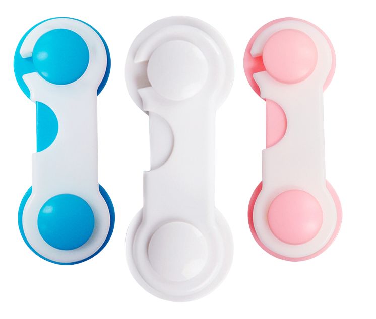 [IZUNA] 3M Adhesive Child Lock Kunci Pengaman Laci Lemari Kulkas dan Lemari