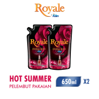[Paket isi 2] Royale Parfum Series by Soklin Softener Pelembut dan Pewangi Pakaian Red Hot Summer 650ml
