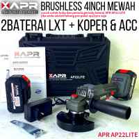 APR JAPAN Gerinda baterai xapr ap22 lite 4inch 12000rpm brushless 2btre lxt  10cell apr