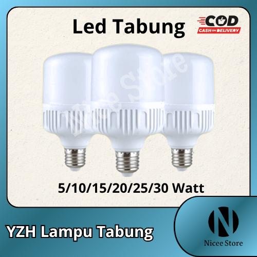 LAMPU LED TERMURAH BEST SELLER 5W 10W 15W 20W 25W / LAMPU CAPSUL / LAMPU TABUNG / BOHLAM E27