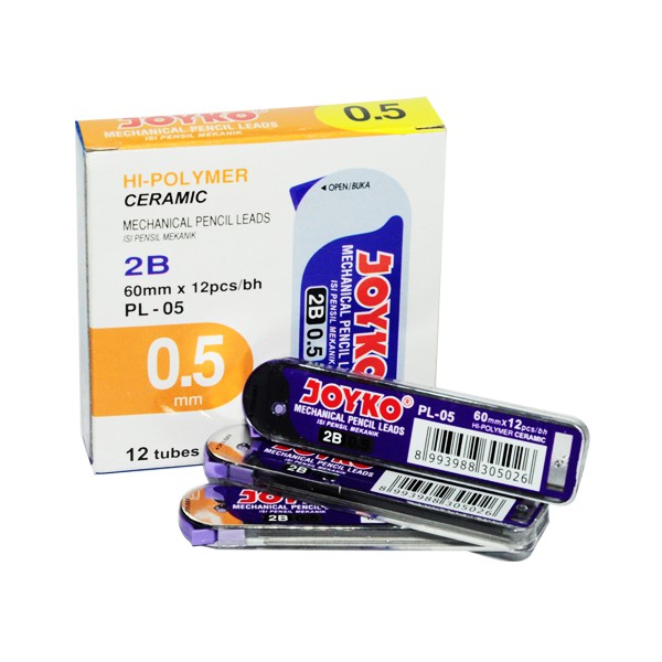 (PACK) Refill / Isi Pensil Mekanik 05 | 07 - Joyko / Kenko MURAH