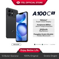 Itel A100CS New Design 3GB+64GB  Layar 6.6″ 90Hz  HP Tahan Banting Military Grade  Baterai 5000mAh  UltraLink Free Call