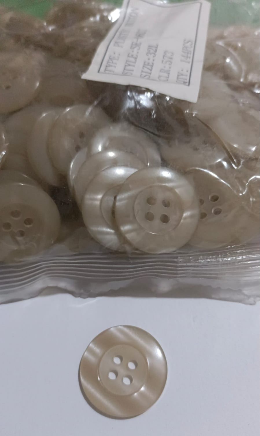 isi 144 pcs kancing celana /kancing baju/32L/21MM/ kancing jas 2 cm
