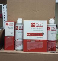 Rudi Hadisuwarno Paket isi 4 (Shampo Rudy 200ml + Conditioner Rudi 200ml + Tonik Ginseng Rudi 100 ml+ Hair Growth Serum 6 botol ) Penumbuh Rambut Rontok