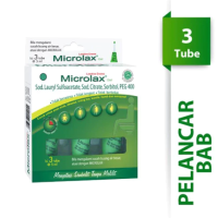 Microlax Gel 1 Tube / isi 3 Tube - Atasi Sembelit (Susah BAB) Pelancar BAB