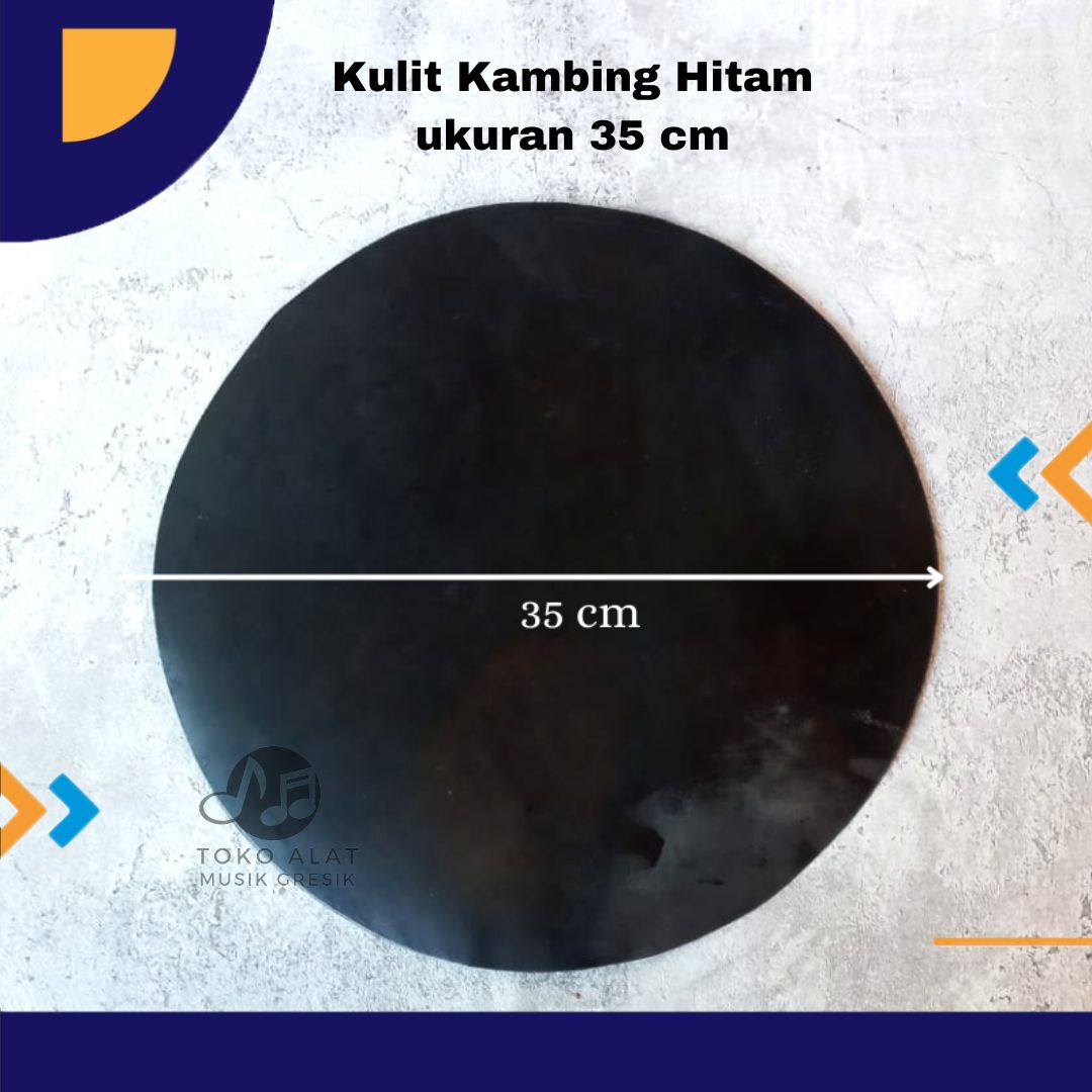 Kulit dut ketipung kendang kulit kambing buat Dut 40 cm atau blem ukuran 40cm