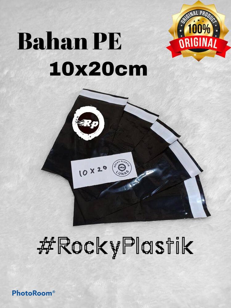 Plastik polymailer PE 10x20 isi ( 100pcs ) plastik packing