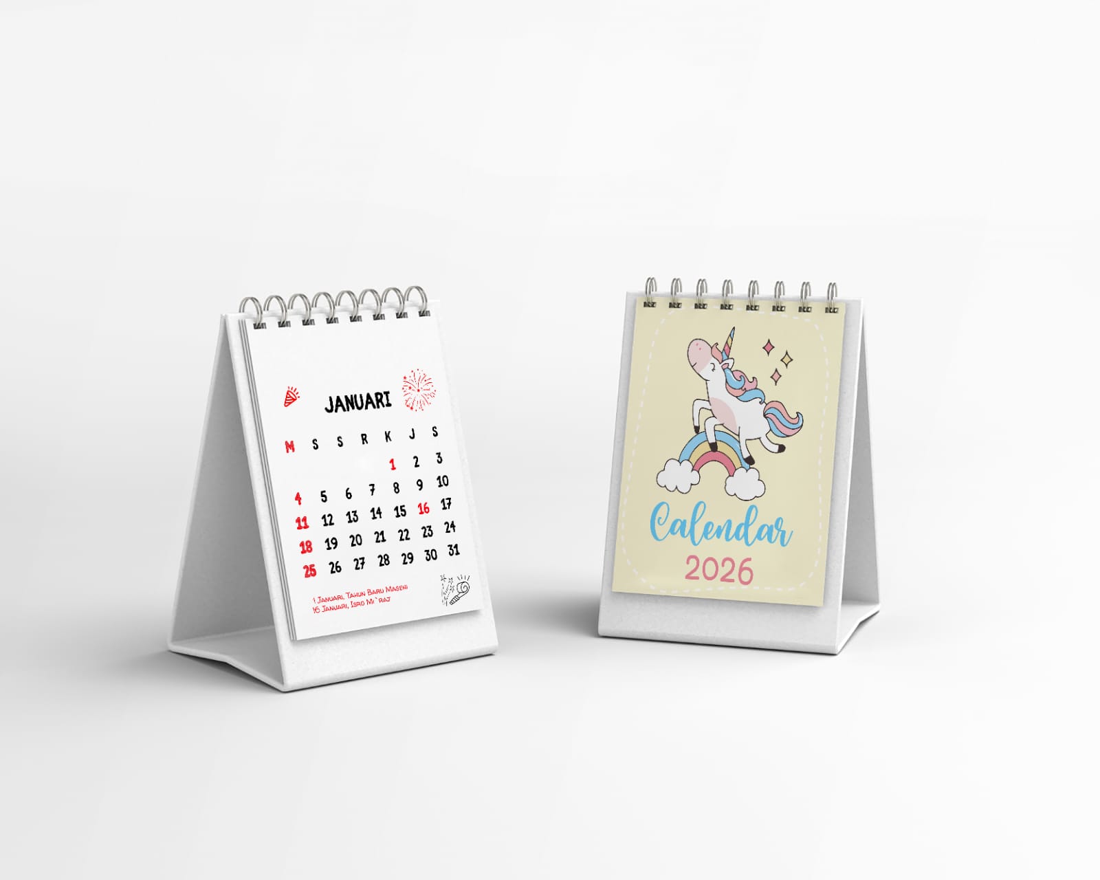 KALENDER TAHUN 2026/KALENDER MEJA 2026/KALENDER MEJA 2026/KALENDER MINI 2026/KALENDER MEJA MINI 2026