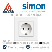 Simon E3 Stop Kontak Schuko 1 Gang 16A - 301687