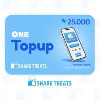 [LazPanen] Share Treats One Top Up e-wallet - Rp 25.000 (Dana Ovo Gopay linkaja dll).