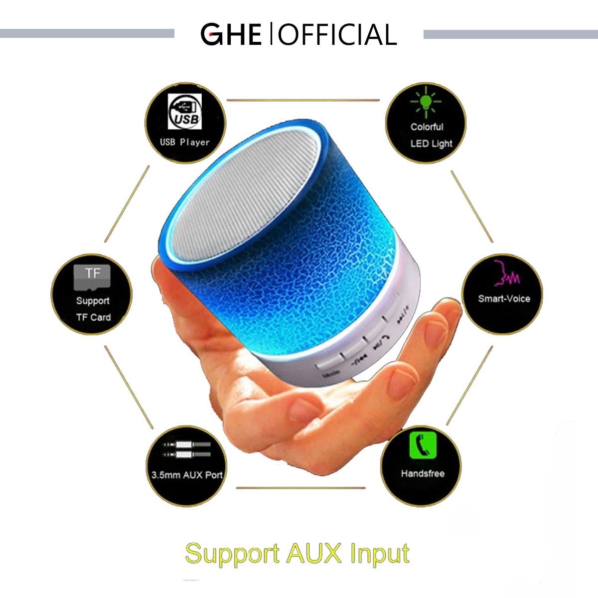 GHE Speaker Bluetooth Mini LED Portable Wireless S10 Januari 2019 - 2 GHE Speaker Bluetooth Mini LED Portable Wireless S10 - 2