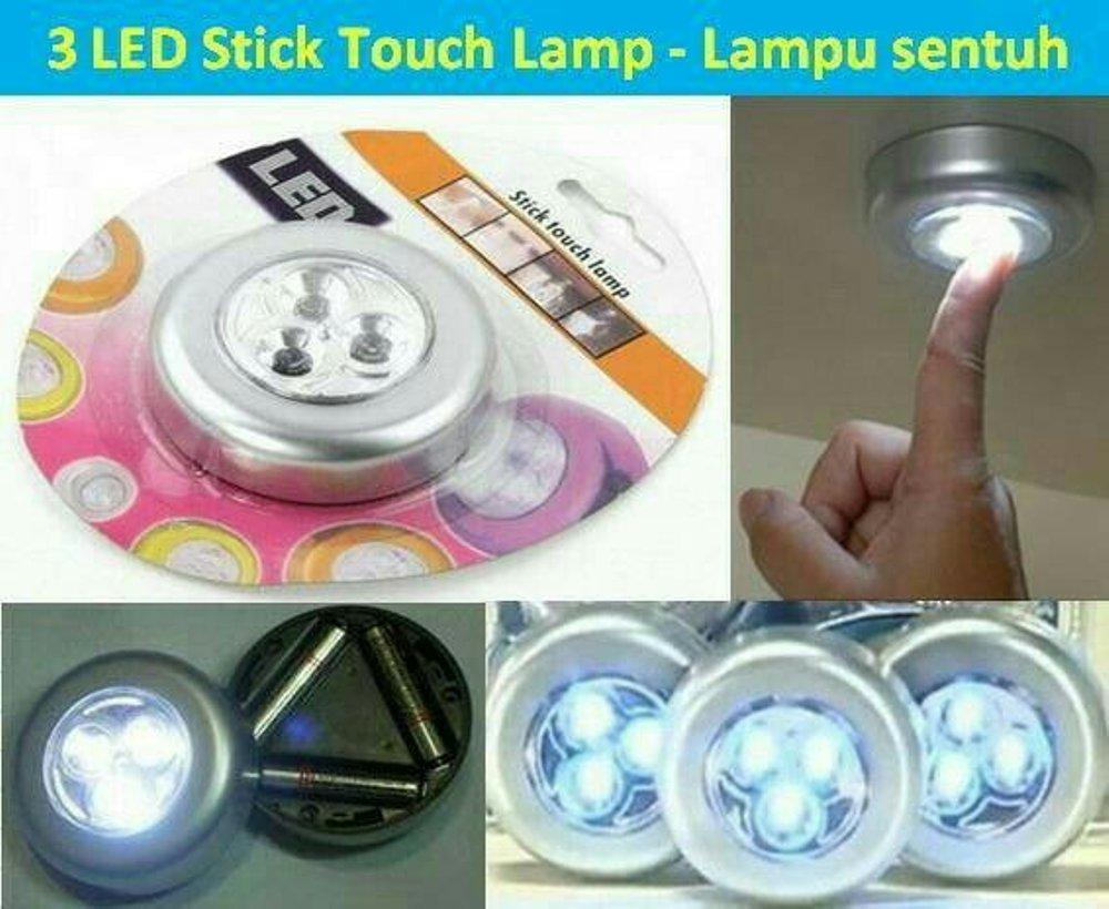 Promo Hemat 10 PCS - Lampu Dinding Tempel - Lampu Lemari Tempel - Lampu Darurat -