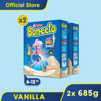 Boneeto Susu Bubuk Anak Sekolah Creamy Vanilla 685gr x2 - Nutrisi Pertumbuhan Anak untuk Daya Pikir dan Tubuh Aktif
