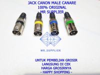 Jack Canon (XLR) MALE 3pin CANARE ( HARGA 1PCS 5PCS DAN 10PCS)