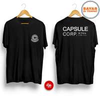 Kaos CAPSULE CORP DRAGON BALL BULMA TRUNKS VEGETA GOKU / Kaos Distro / Kaos Simple / T-Shirt DJA Cloth