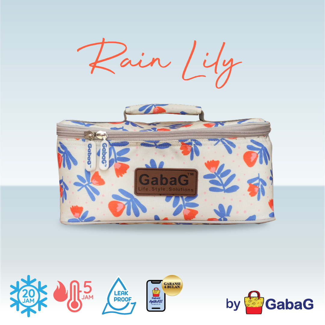 GabaG - Tas Asi - Cooler Bag - Single Handbag Bunga / Crystal / Awan / Rain Lily / Hummingbird