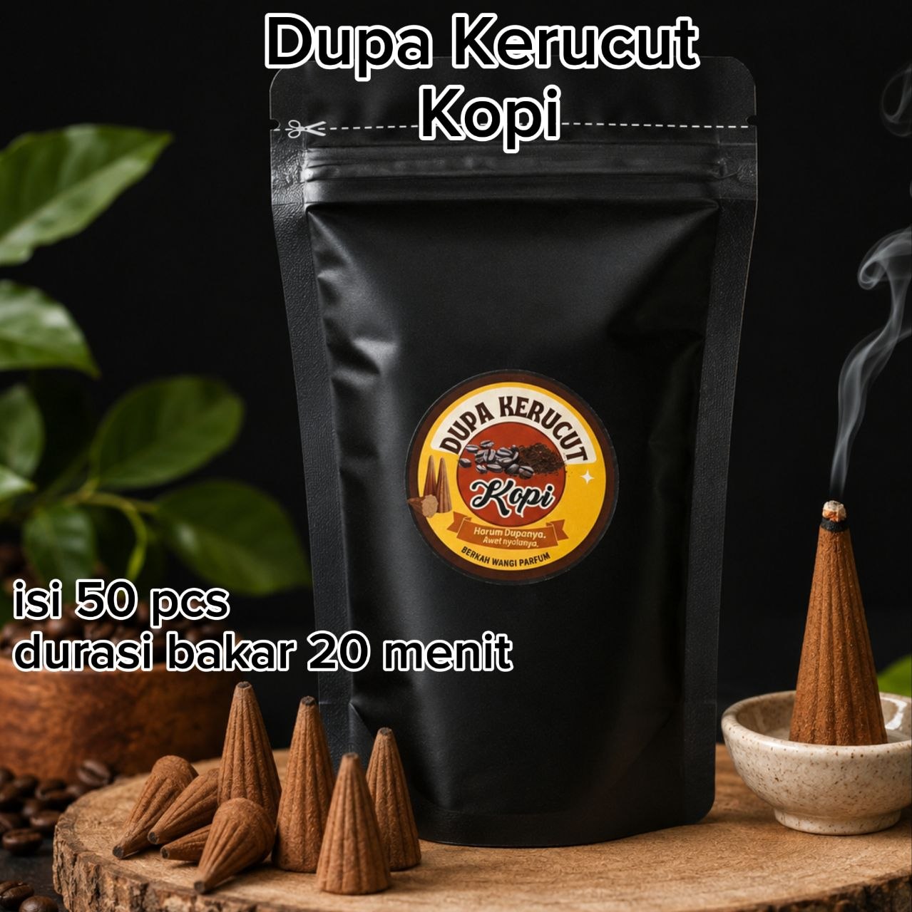 Buhur Wangi Tahan Lama Dupa Penarik Rejeki Kerucut Isi 50 Menyan Arab Super Gaharu Bakar Vanila Lavender