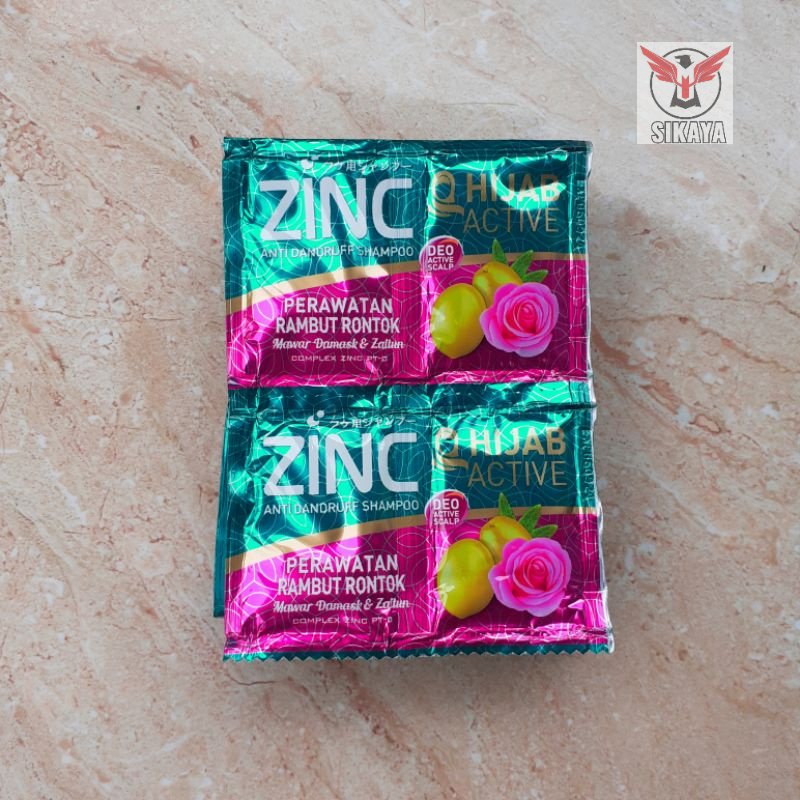 SHAMPOO ZINC SACHET 10 ML 1 RENTENG 12 SACHET atau 24 PCS x5ml- ALL VARIAN