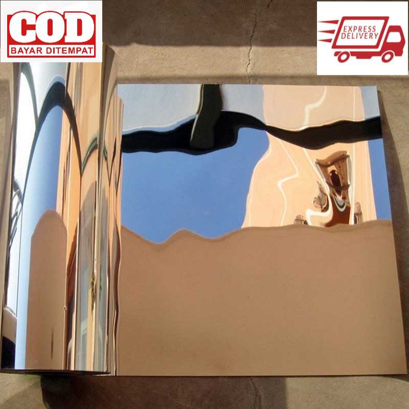 SOLEDI Sticker Dekorasi Dinding Reflection Mirror PVC 50x100cm - Dengan Bahan Berkualitas Tinggi