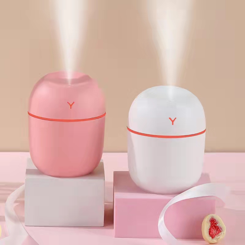 Diffuser Humidifier 220 ML with 7 colour LED light -Oil Aromatherapy - Pengharum Ruangan