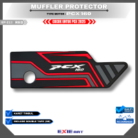 MUFFLER BODY PROTECTOR KNALPOT HONDA PCX 160 RoadSync 2025 - AKSESORIS DECAL BODY PROTECTOR PCX 160 RoadSync 2025