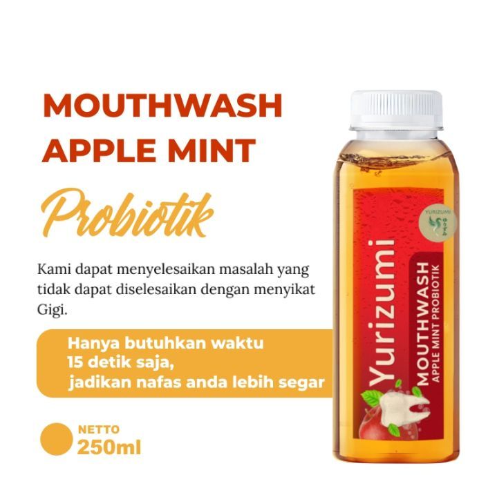 [BPOM] MeToo Obat Kumur Probiotik / Mouthwash Fresh Mint Nafas Segar Anti Bau Mulut / Yurizumi Ai...