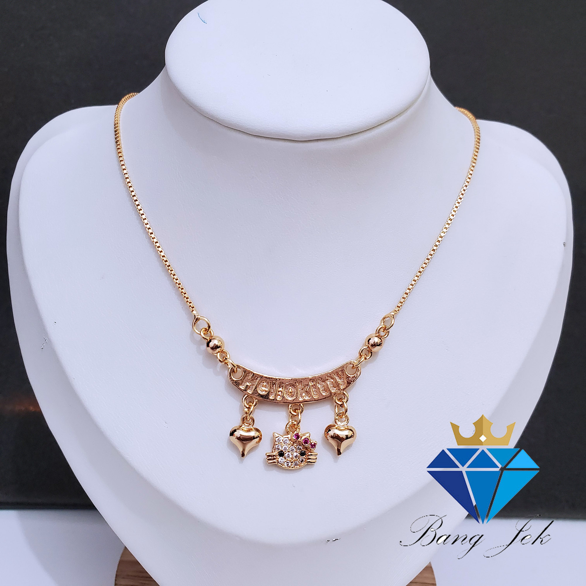 Kalung Anak Anti Hitam Dan Karat Motif Hello Kitty kalung anak anti hitam karat motif hello kitty