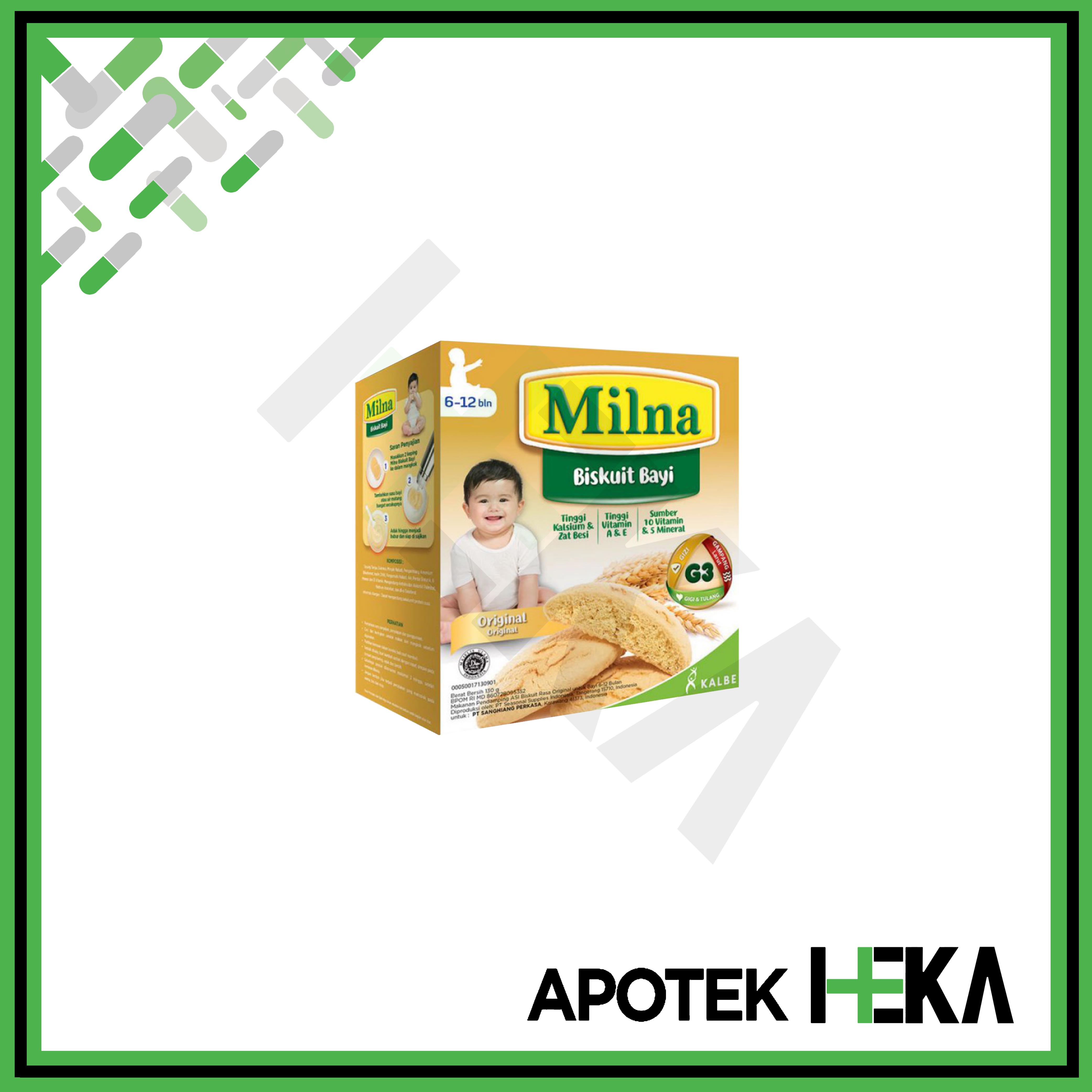 Milna Baby Biscuit - Cemilan Biskuit Bayi 65 gr 130 gr