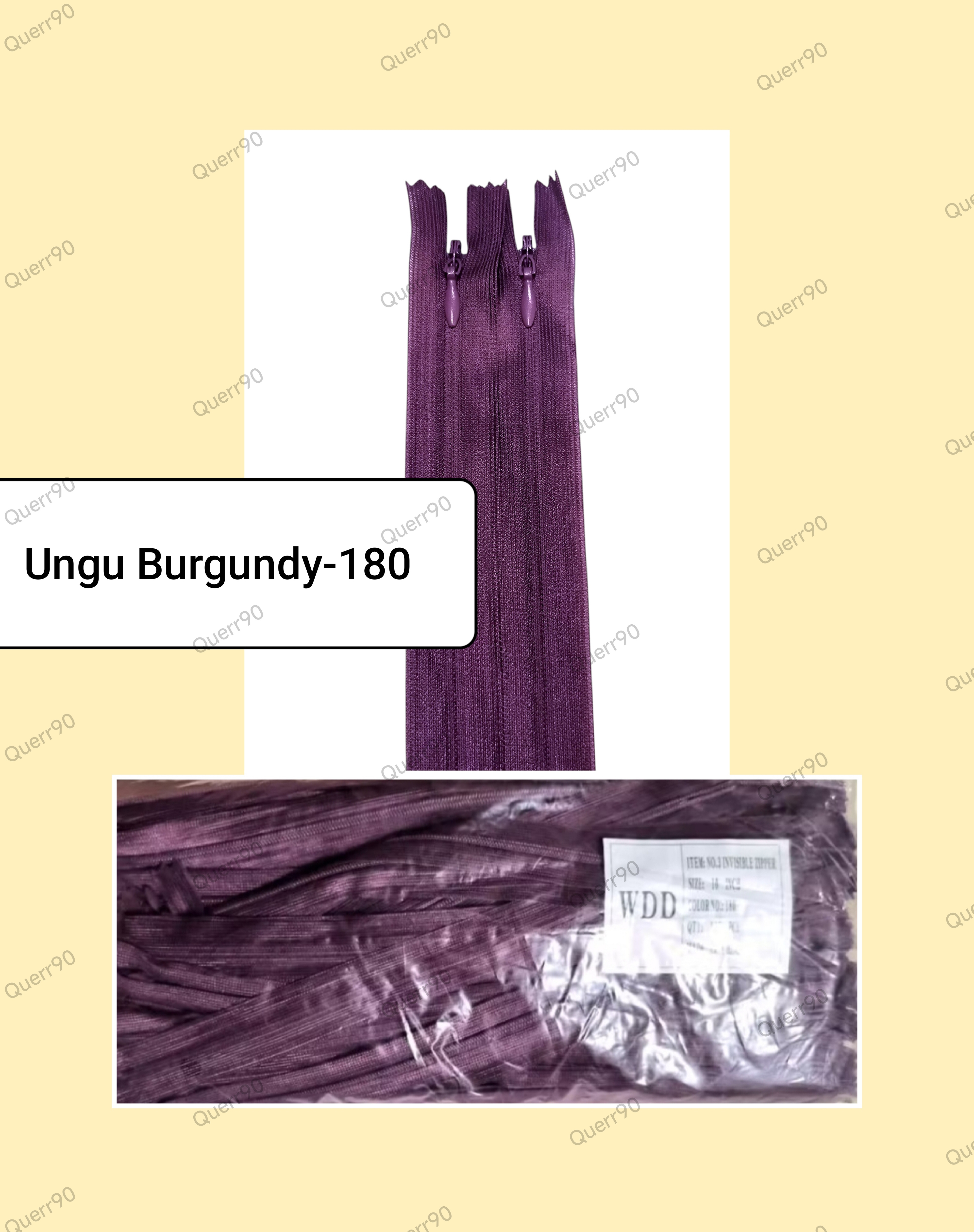 Sleting atau Resleting Jepang Ukuran 10 Inch Per Pak isi (+-10 Lusin= 120 pcs)
